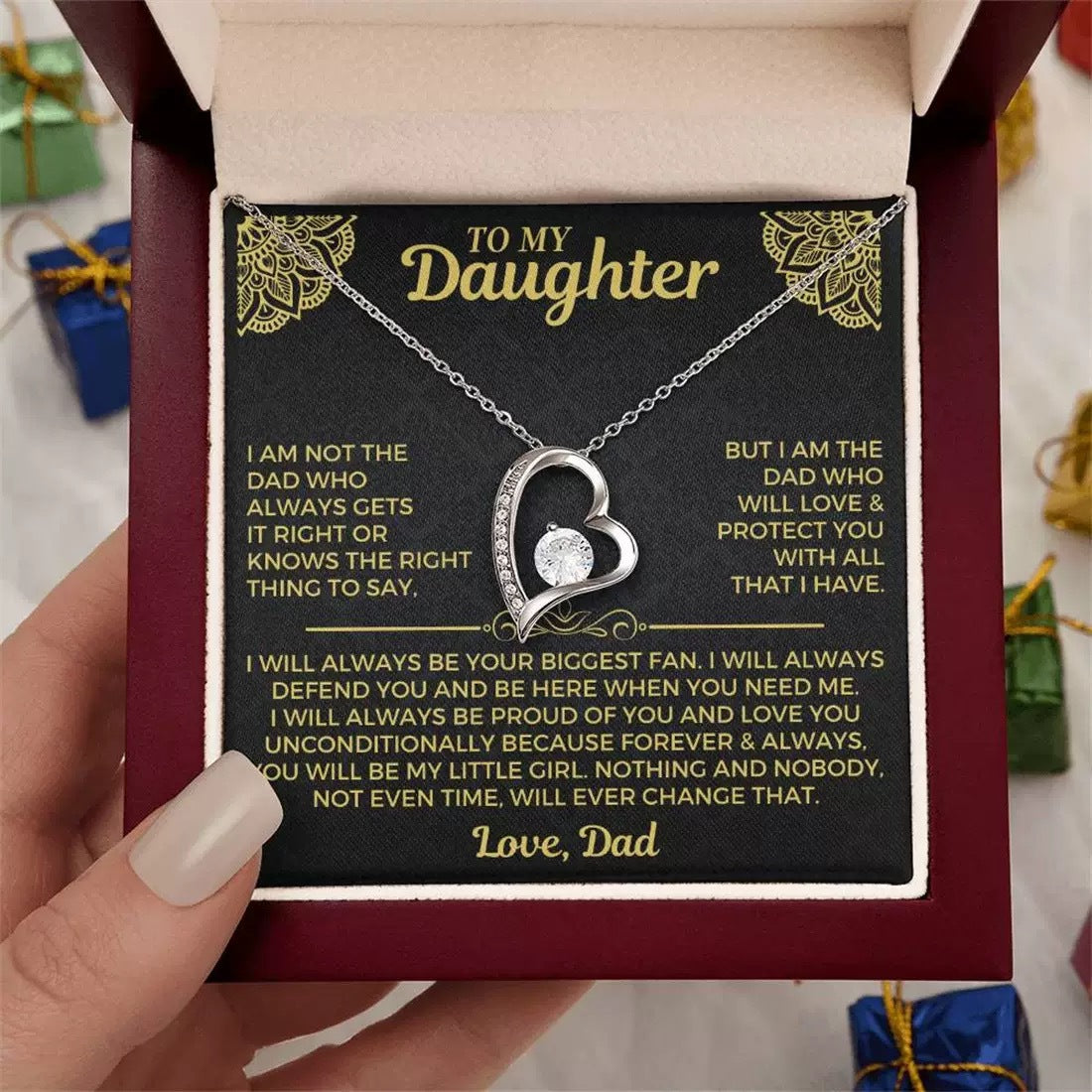 Collier Femme Zircon Pendentif Cœur Creux Saint-Valentin