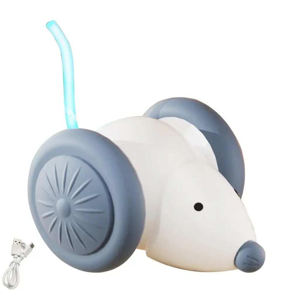 Cat Toys Interactive Electric Mouse Cat Toy Automatic Cat Teasing Stick Pet Supplies