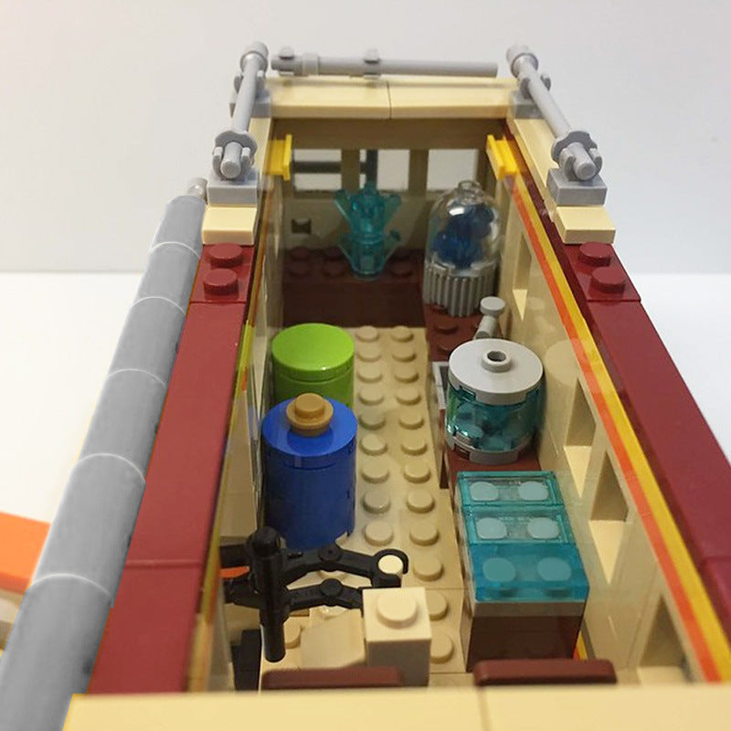 Compatible Assembled Building Block Toy Wagon MOC-17836