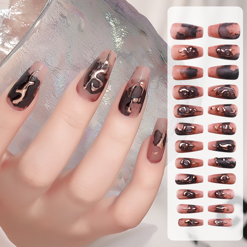 Faux Ongles Adhésifs Décoratifs pour les Mains
