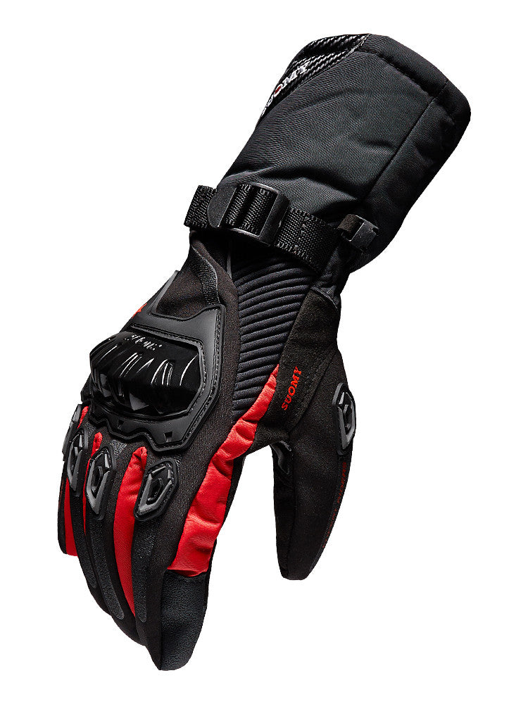 Warm And Thickened Locomotive Anti-fall Long Full-finger Riding Equipment