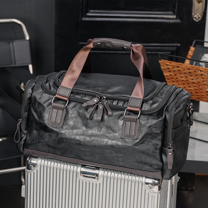 Sac bandoulière de voyage grande capacité pour homme - Style mode