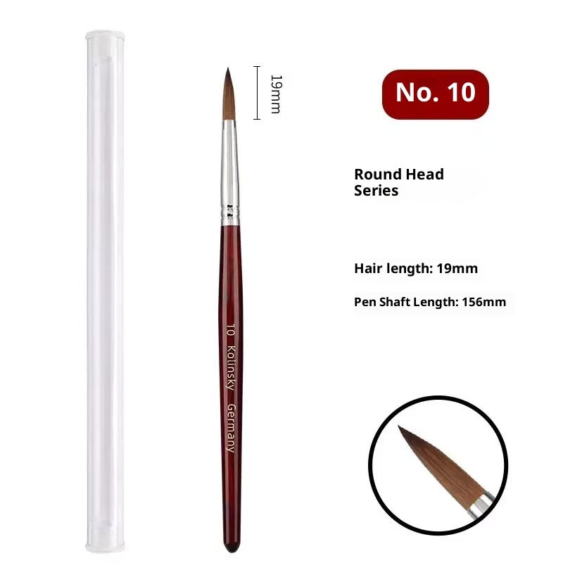 Watercolor Crystal Siberian Mink Crystal Pen