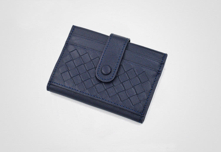 Women's Multi-card Thin Folding Sheepskin Wallet
