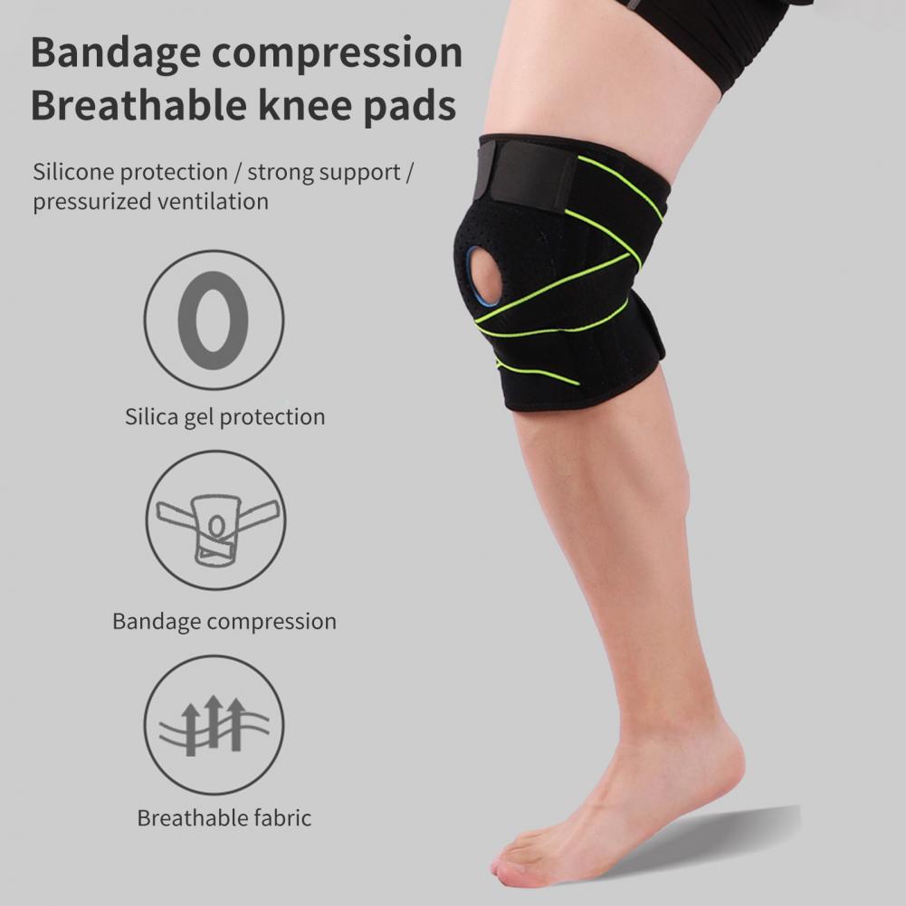 Wrapping Silicone Can Adjust Comfortable Breathable And Pressurized Knee Pads