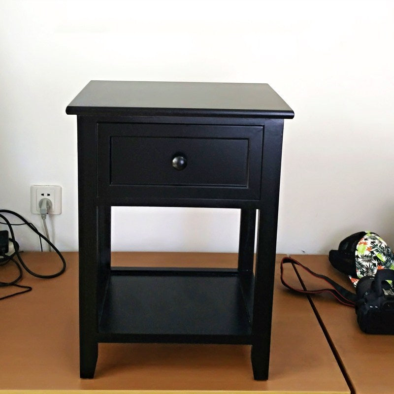 Simple Modern Solid Wood Bedside Cabinet Simple