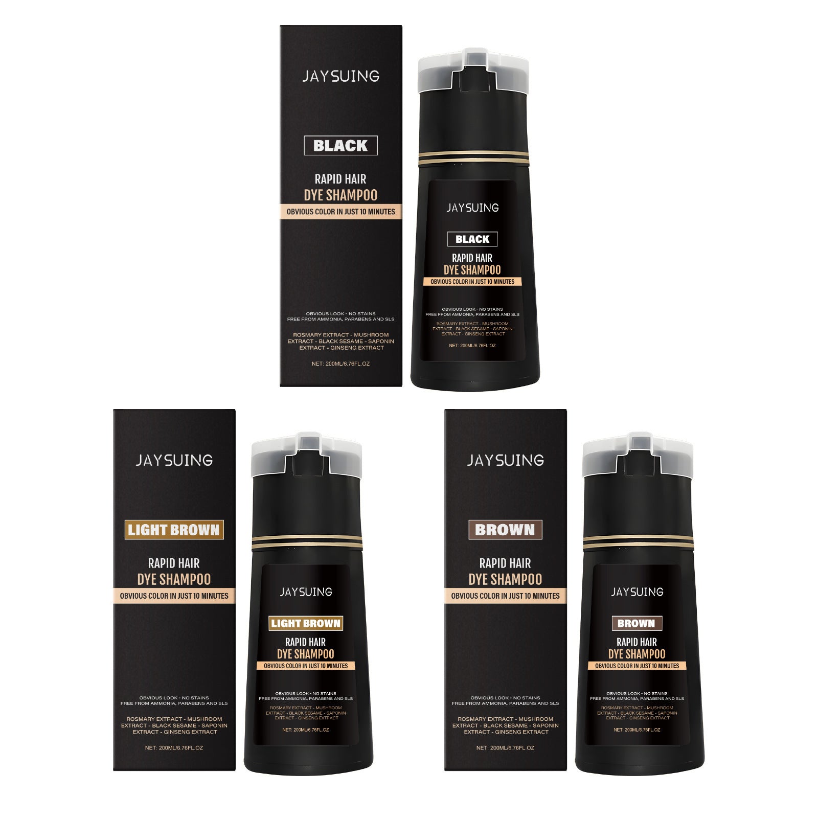 Men's Instant Hair Shampoo Series