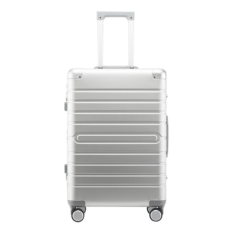Simple Aluminum Magnesium Alloy Universal Wheel Trolley Case