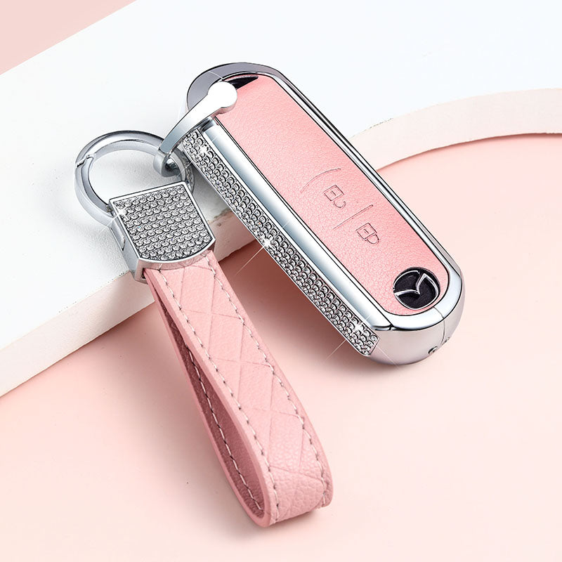 Diamond-encrusted Car Key Case Buckle Bag