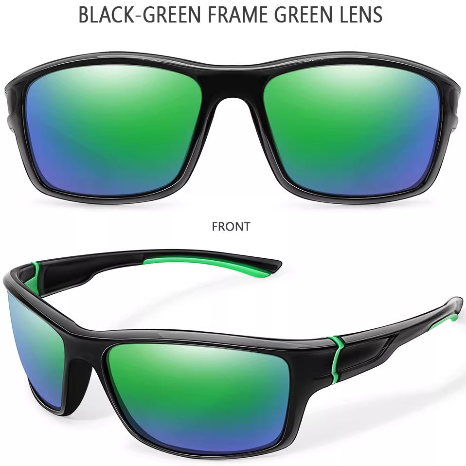 Luxury Square Vintage Polarized Sunglasses For Men Women