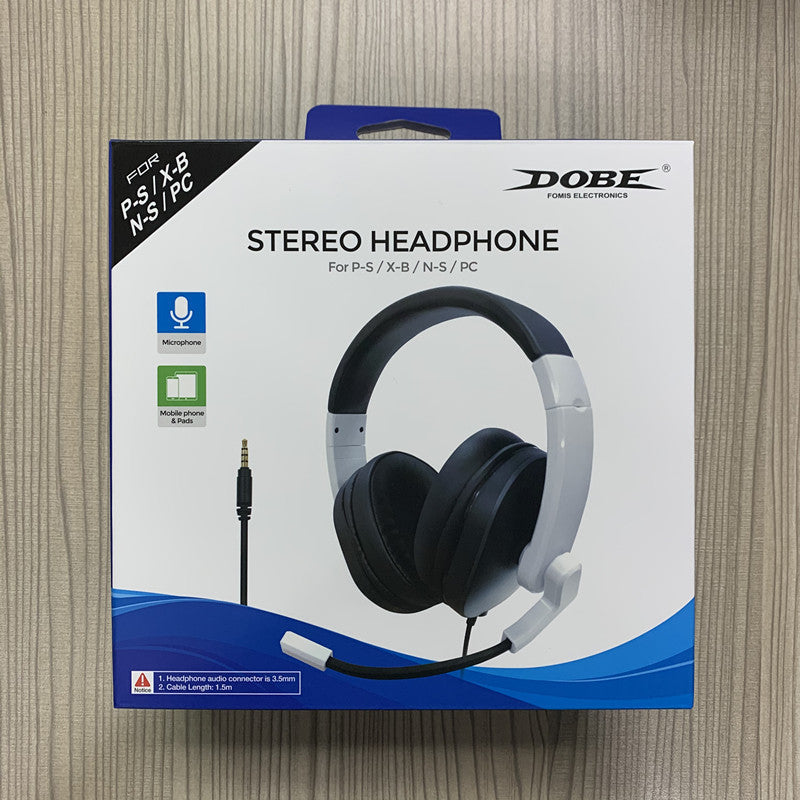 Wired Headphone Head-mounted With Microphone