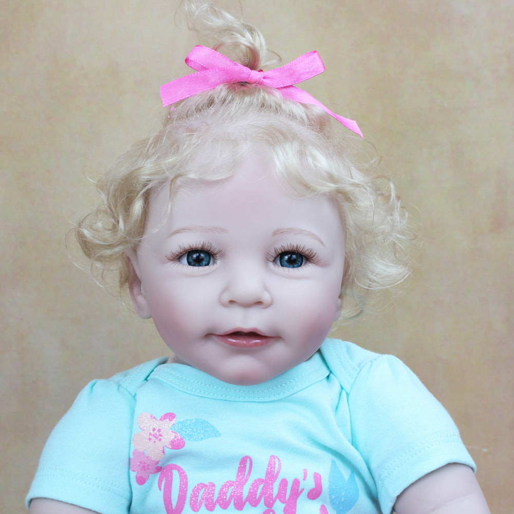 55cm Cloth Body Baby Rebirth Doll