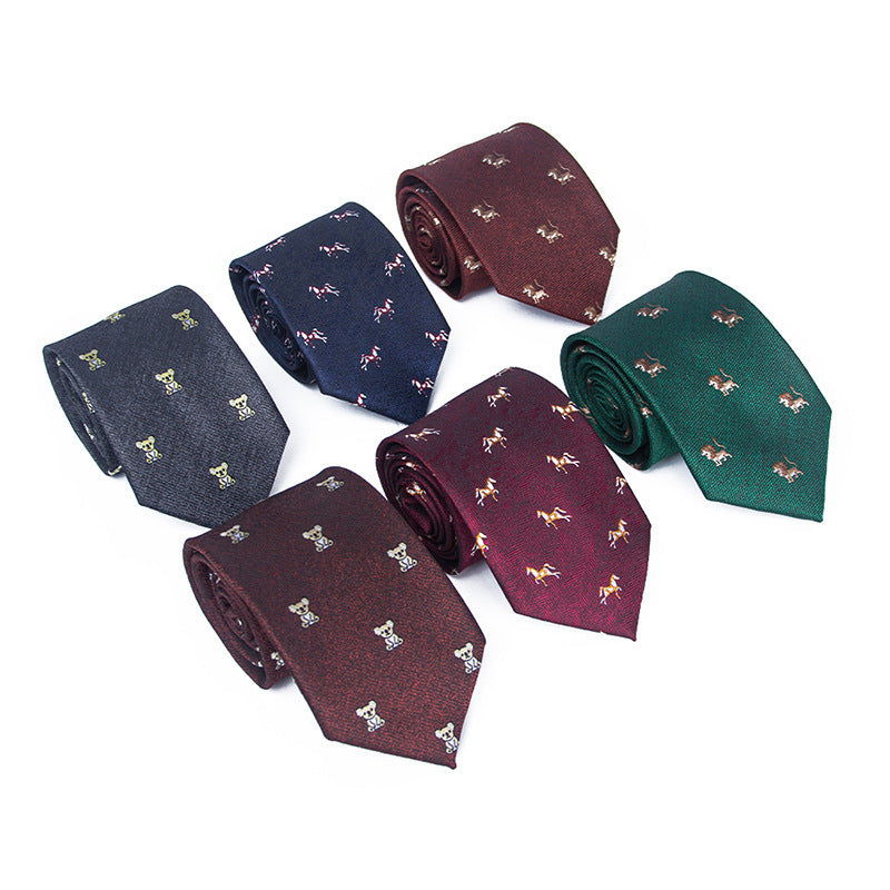 Yarn Polyester Men's Girls Casual Shirts Accessories Ties