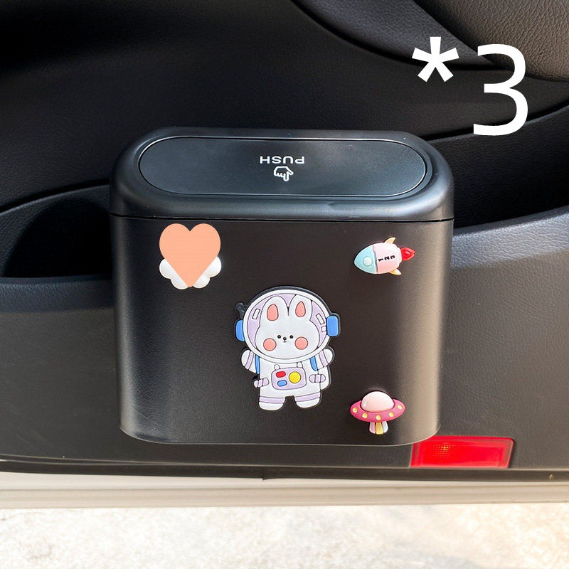 Car Trash Can Creative Cute Storage Cleaning