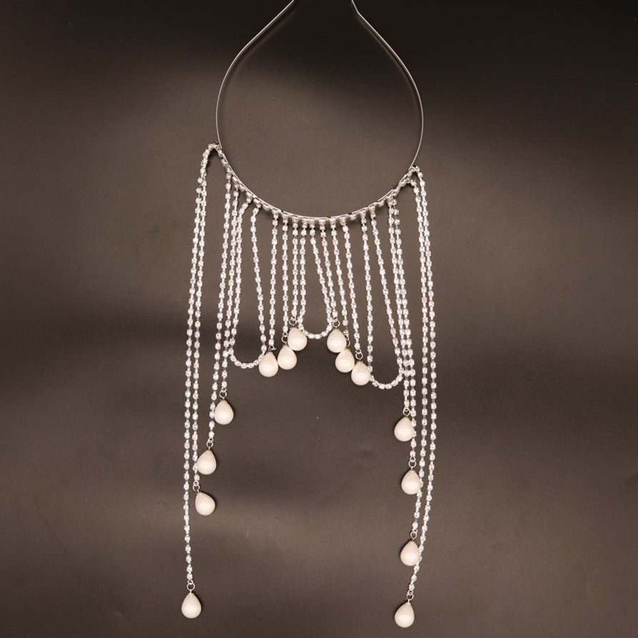 Full Bore Exaggerated Long Tassel Hair Chain