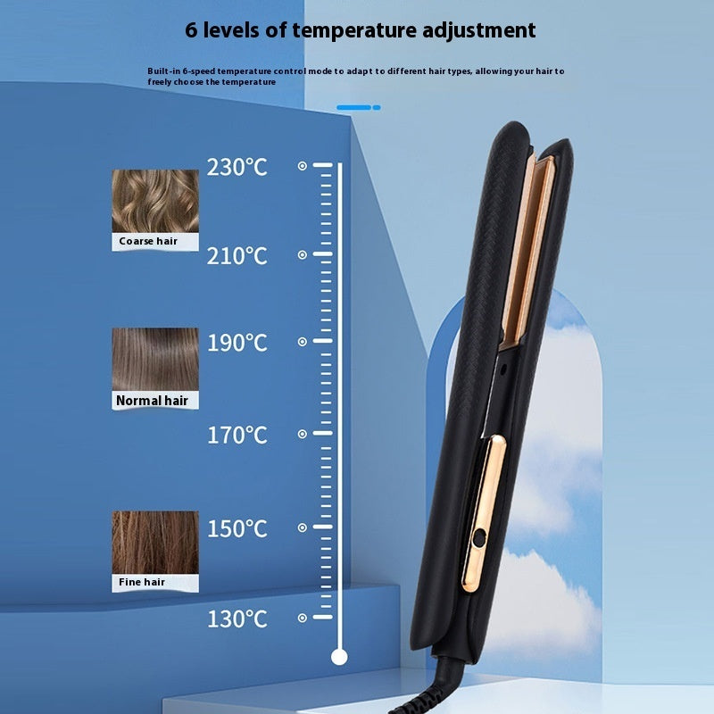 Digital Display 6-speed Temperature Control Hair Straightener Ceramic Coating 2-in-1