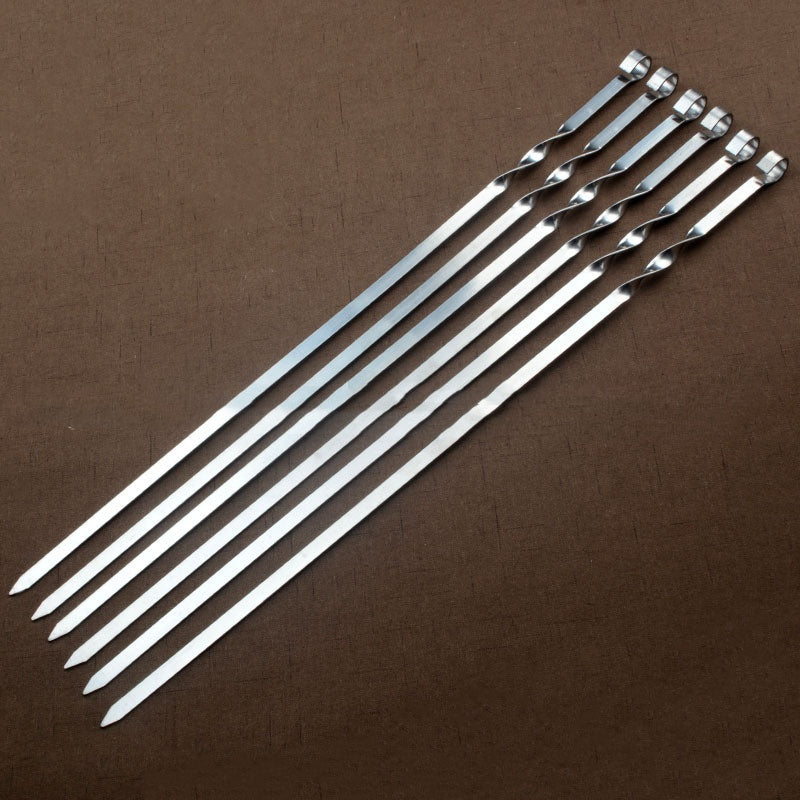 Barbecue Skewers Large Stainless Steel Kebab Skewers