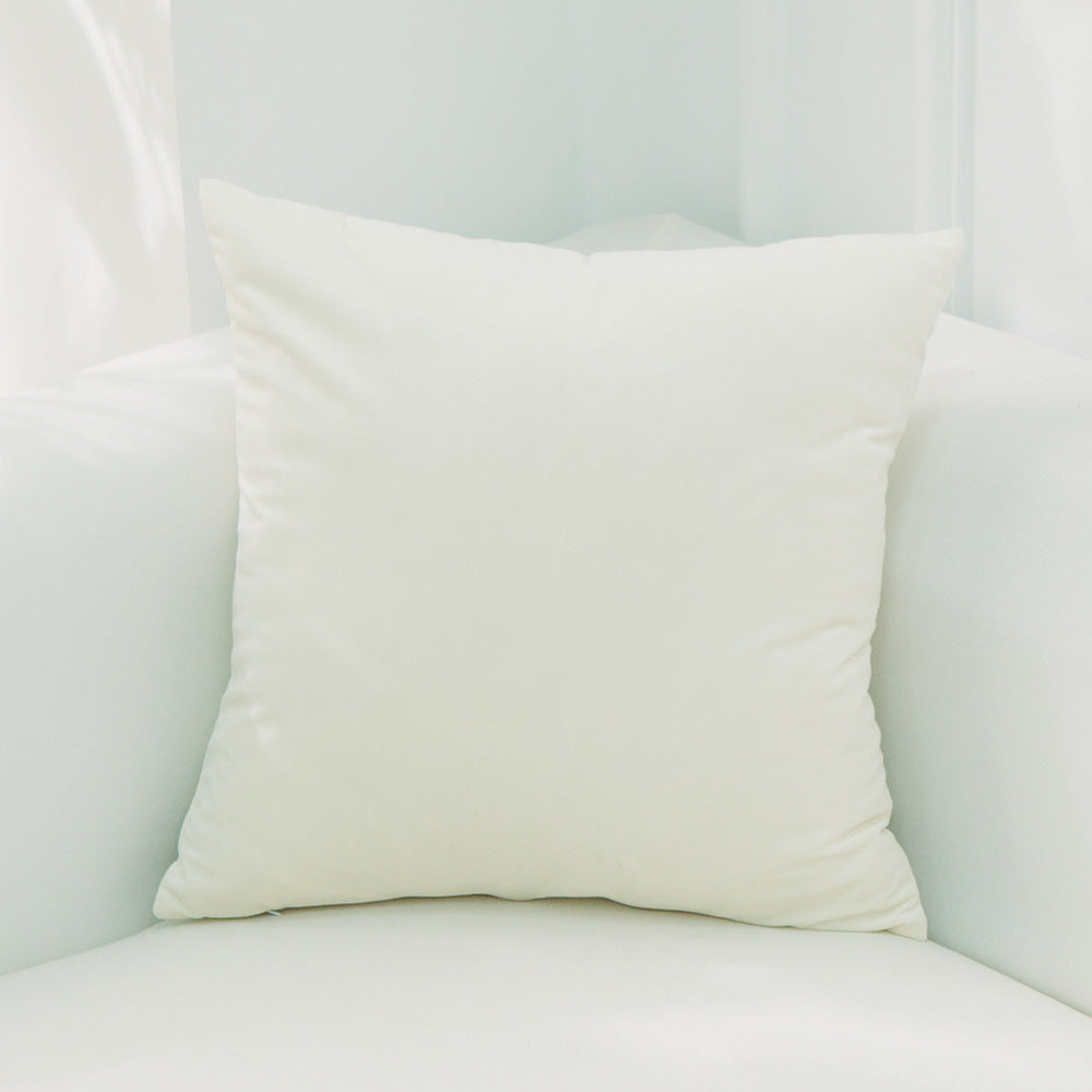 Coussin de canapé en daim hollandais, coussin lombaire de bureau, oreiller de tête de lit en velours
