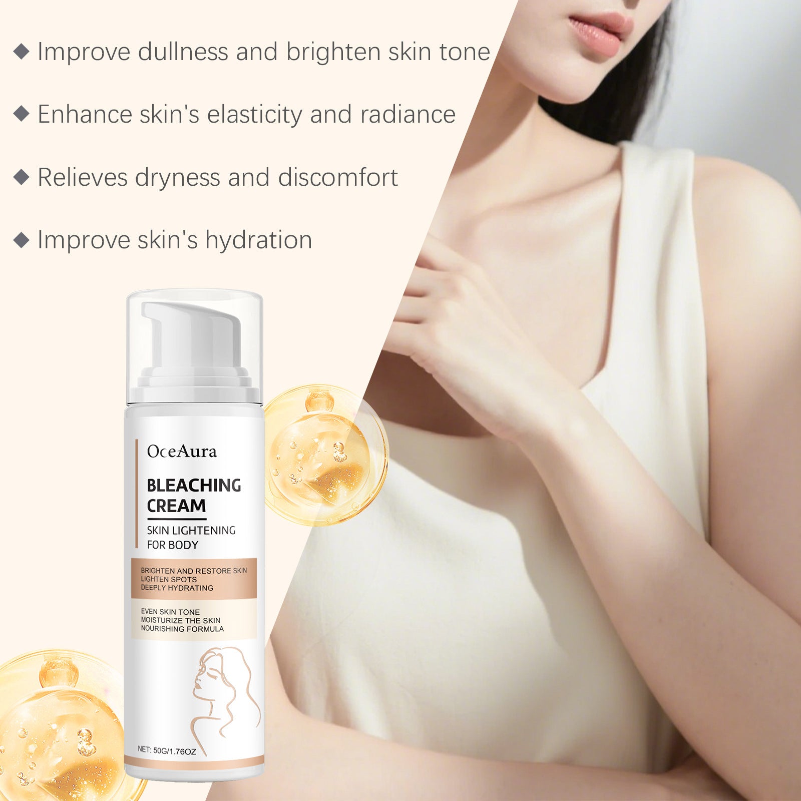 Daily Moisturizing Skin Nourishing And Hydrating Refreshing Non-sticky Body Lotion