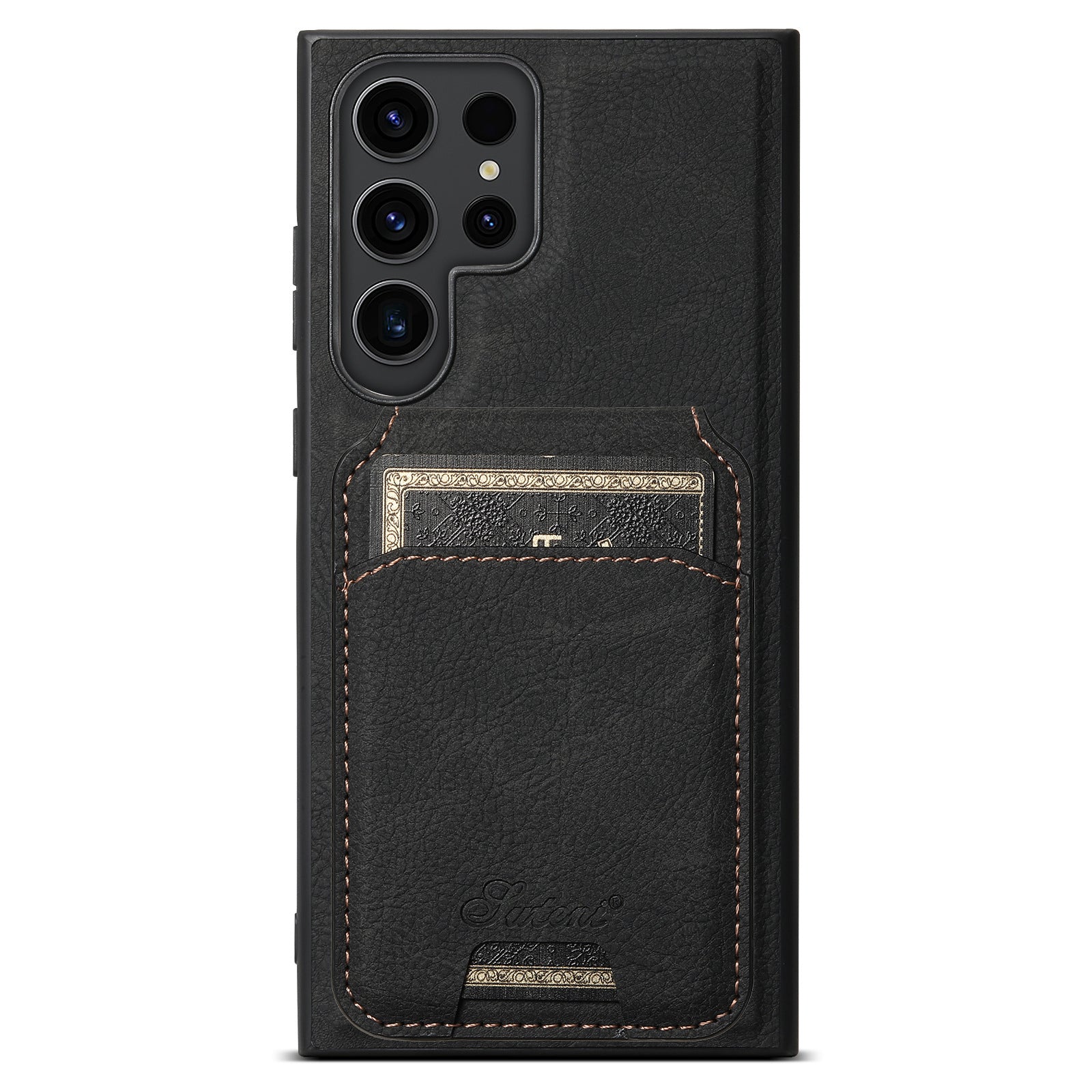 Two-in-one Mobile Phone Leather Phone Case Magnetic Card Holder