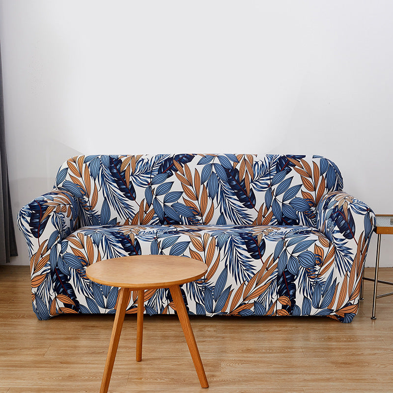 Elastic All-inclusive Milk Silk Printed Sofa Cover Universal