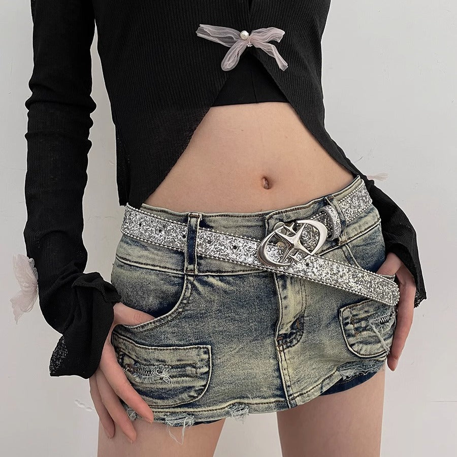 Ceinture Américaine pour Femme Style Hot Girl Millenium