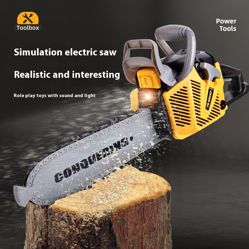 Children's Toolbox Toy Suit Play House Electric Drill Role