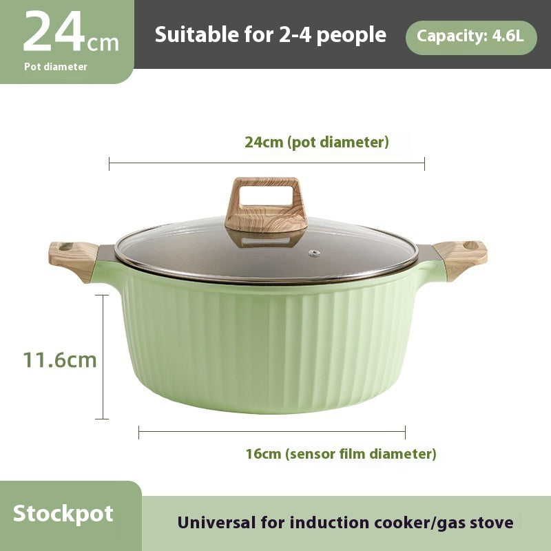 Household Non-stick Binaural Stew Pot