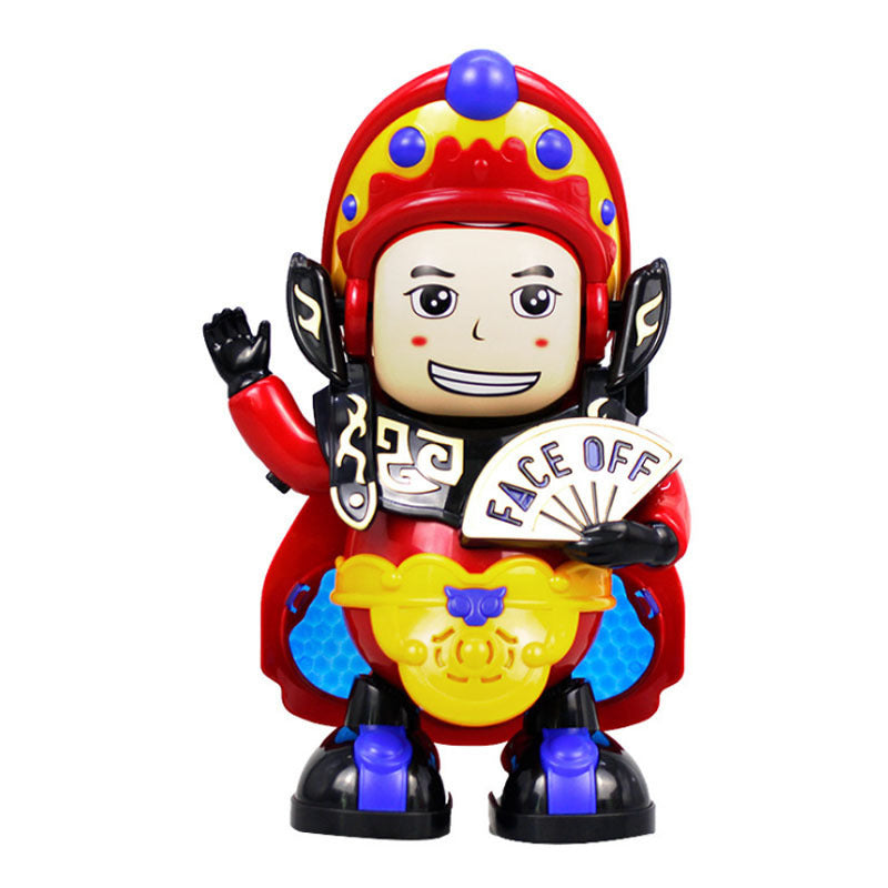Electric Sichuan Opera Automatic Face-change Dancing Robot Toys
