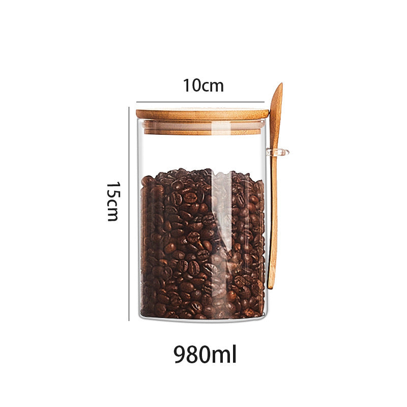 Lot de bocaux de conservation alimentaires en verre avec couvercle en bois