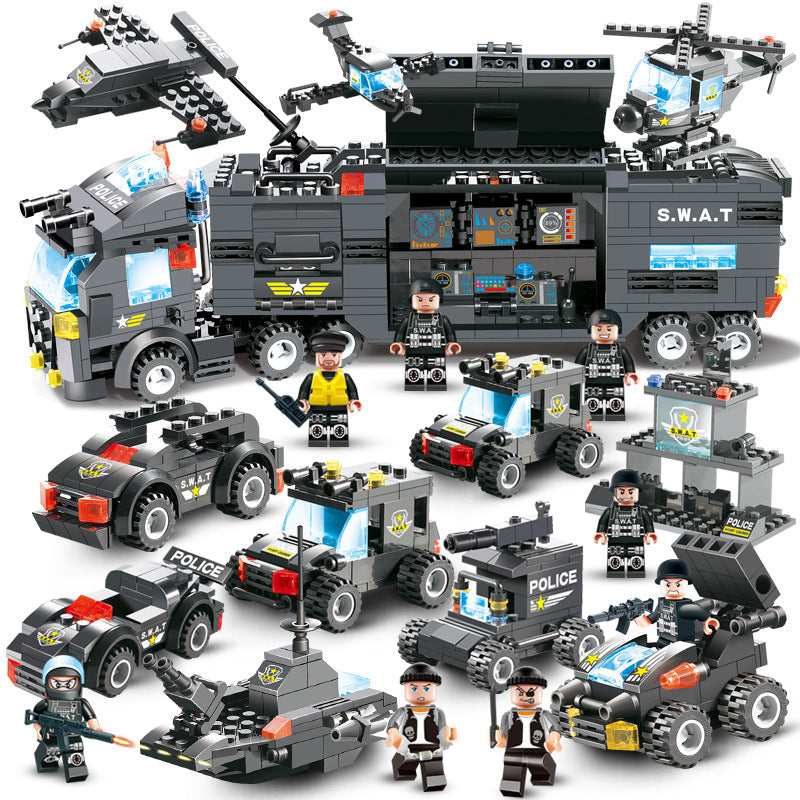 Mens Creative Building Blocks Assembled Toy Set