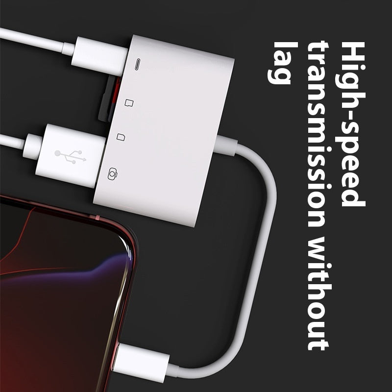 Applicable To Four-in-one Cable Seperater Mobile Phone Tablet