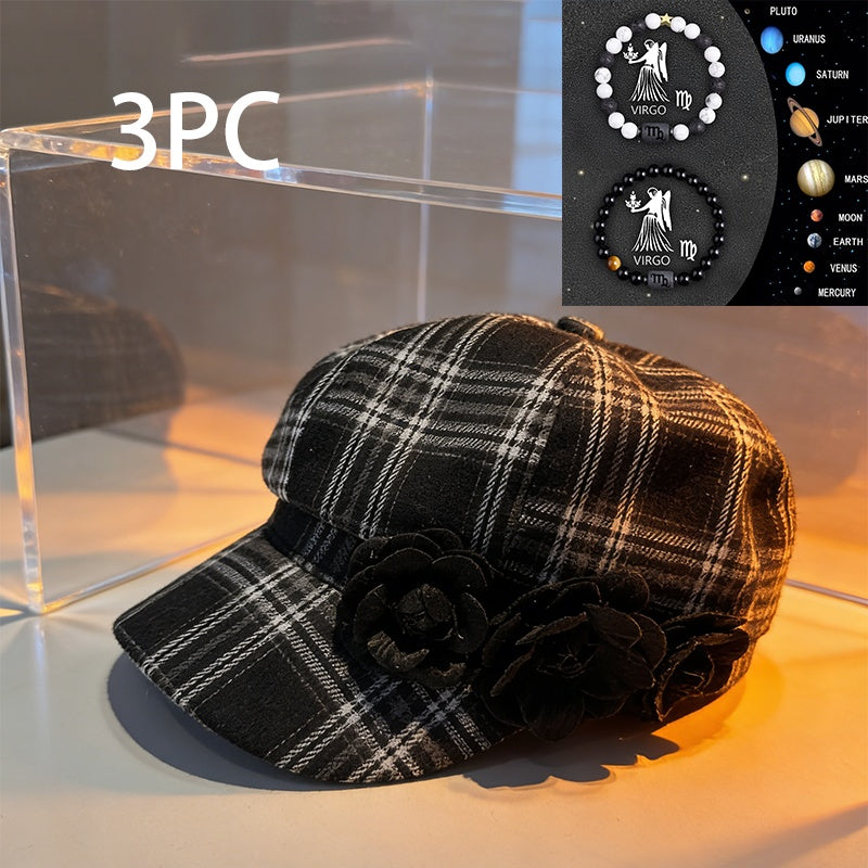 A British-style Casual Painter Hat That Is Versatile And Can Show Off Your Face