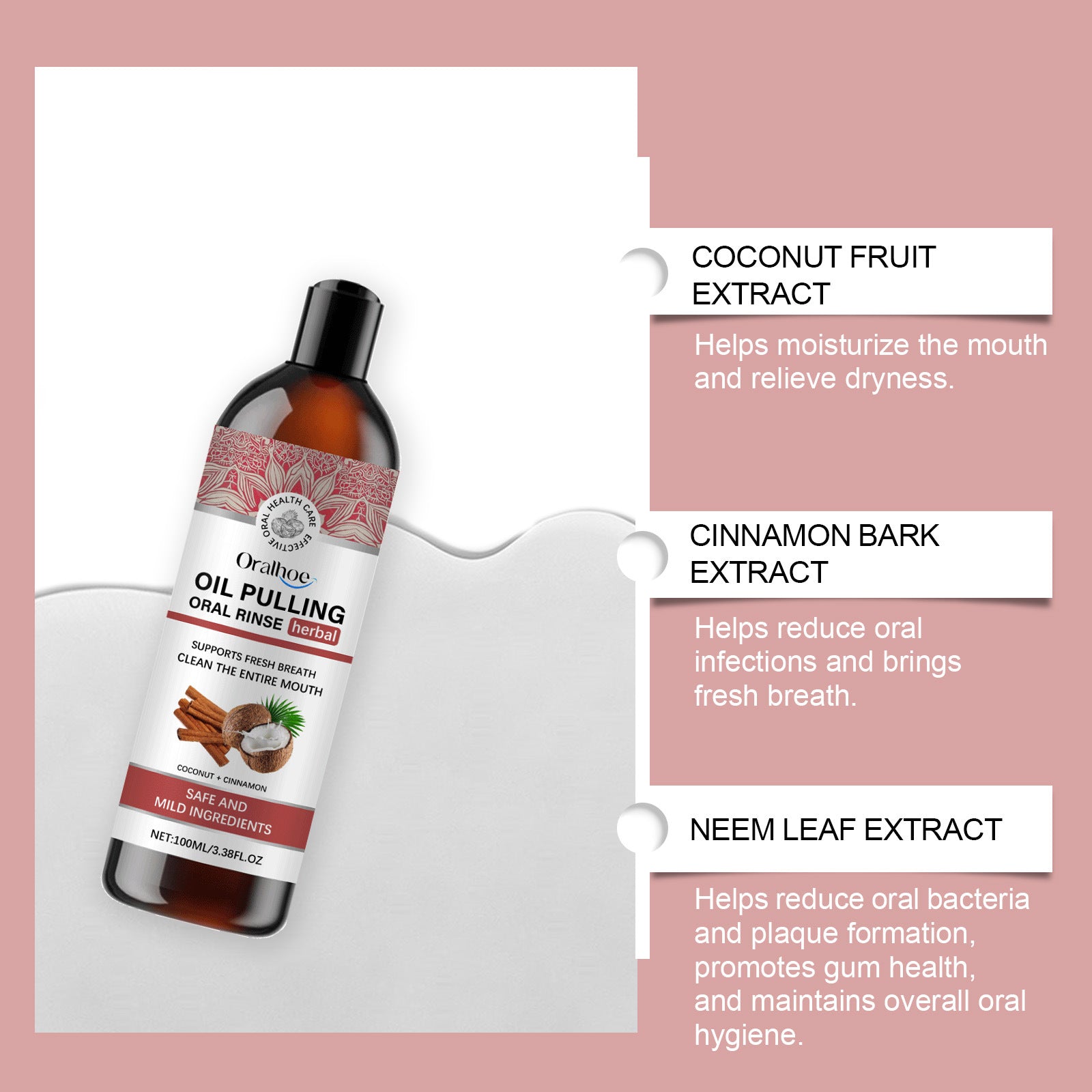 Oral Odor Cleaning Stains Teeth Care Mouthwash