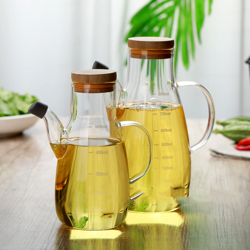 Household Fashion Seasoning Bottle Glass Oil Pot