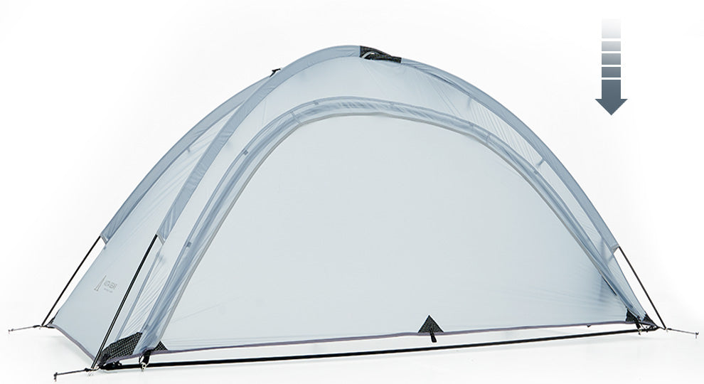Outdoor Silicone-coated Single Ultra-light Rainproof Tent