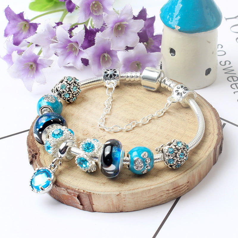 Women's Fashion Blue Starry Sky Bracelet