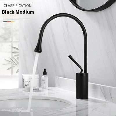 Bathroom Cabinet Rotating Table Hot And Cold Basin Faucet