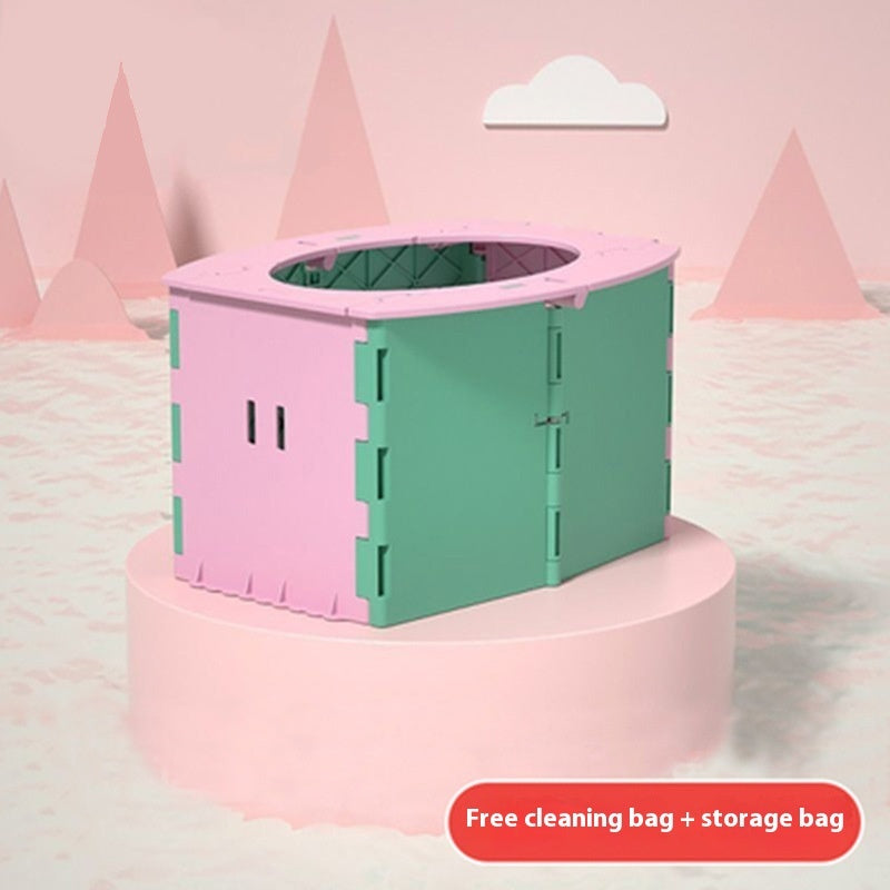 Children Car Folding Travel Portable Toilet