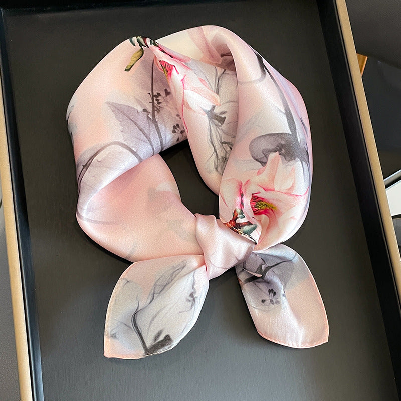 Versatile And Stylish Silk Neck Scarf