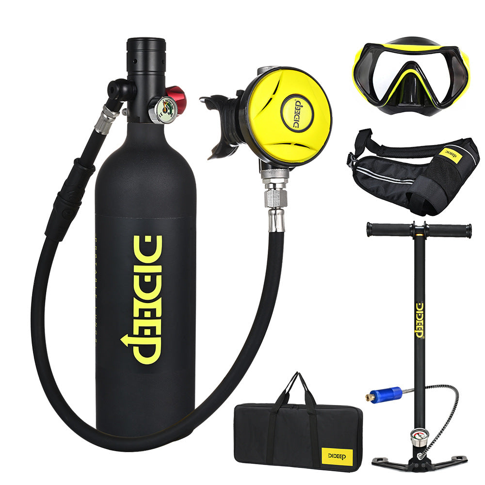 X4000Pro Underwater Respirator Diving Oxygen Cylinder 1L Capacity Portable Diving Respirator