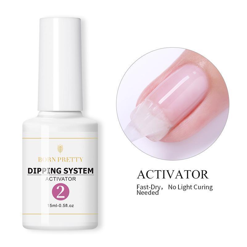 Nail Art Infiltration Powder Glue Water-based Adhesive Sealing Layer Desiccant Dipping PowderOEM Customized