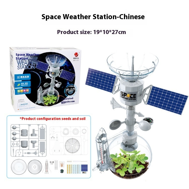 Children's Science Experiment Toy Weather Station Diy Material Suit