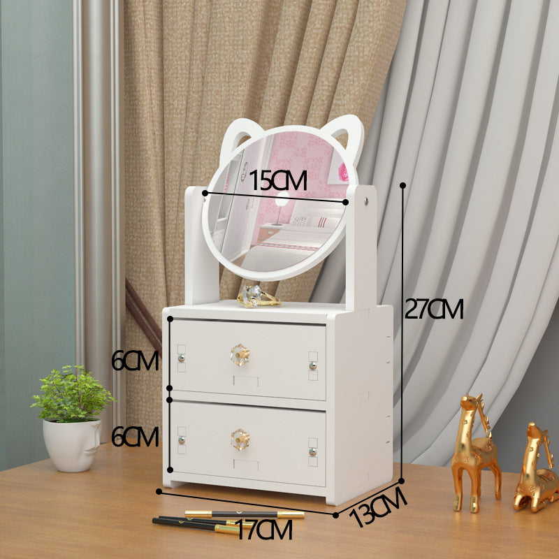 Makeup mirror portable mirror girl net red desktop dressing mirror