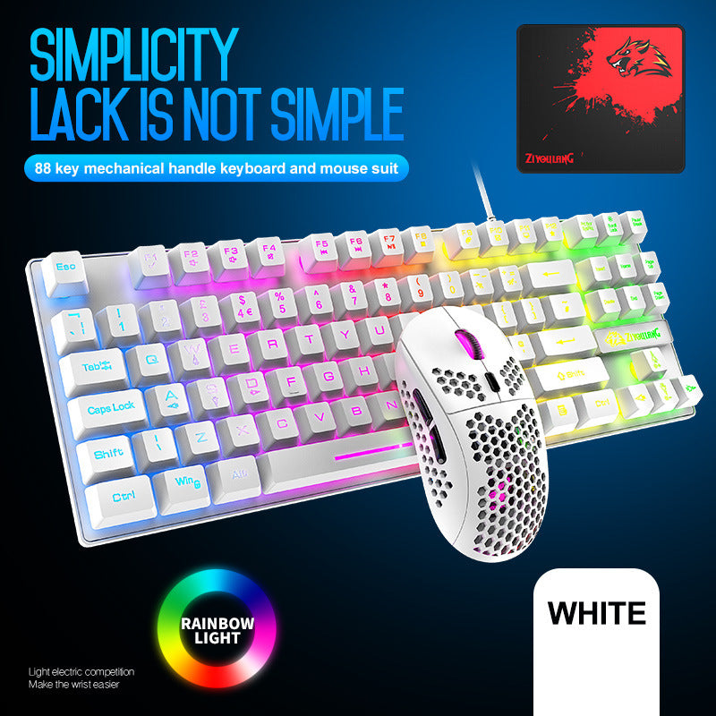 T2 Illuminant Keyboard Mouse Suit Computer Host Game