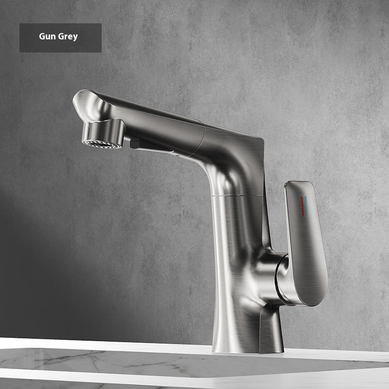 Washbasin Faucet Lifting Pull-out Type