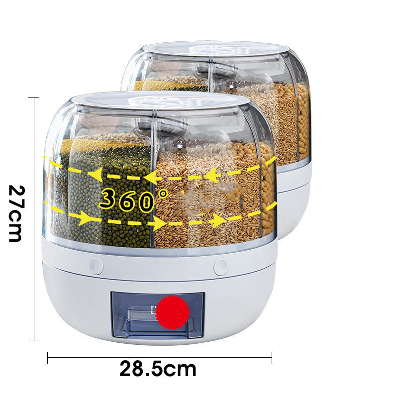 Grain Storage Box Compartment Sealed Jar