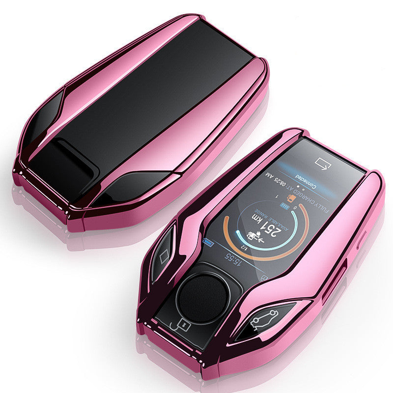 LCD Car Key Case Protective Sleeve