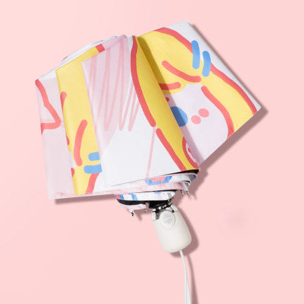 Umbrella UV Protection Girl Heart Automatic