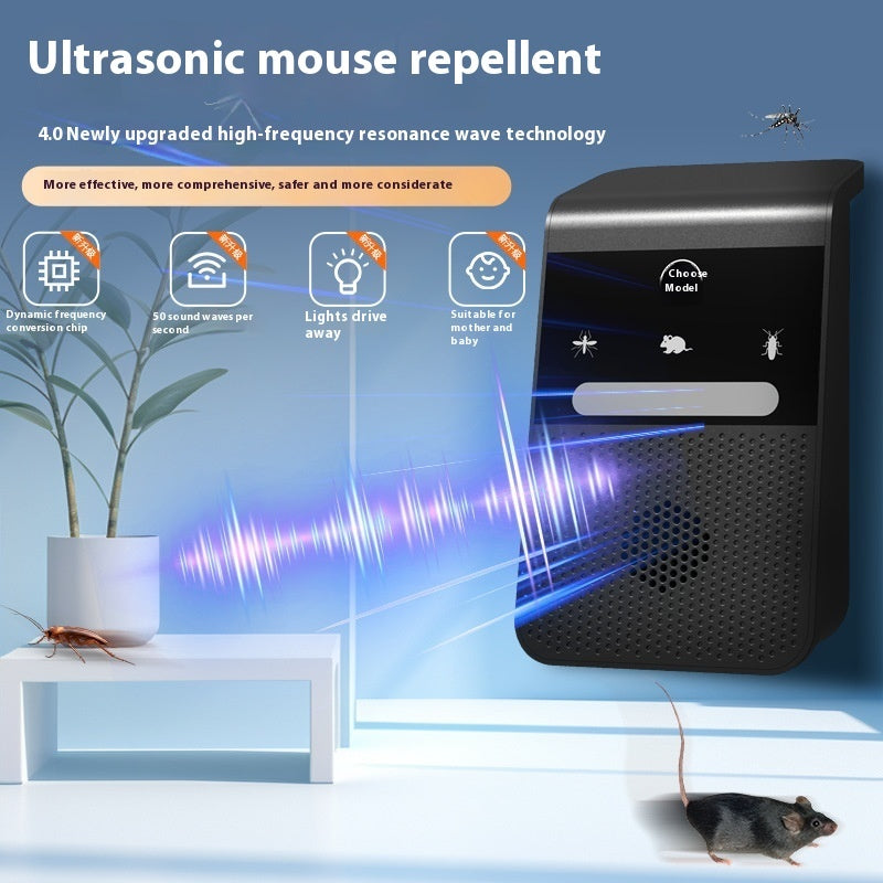 USB Home Multi-function Intelligent Frequency Conversion Electronic Cat Mute Ultrasonic Mouse Expeller
